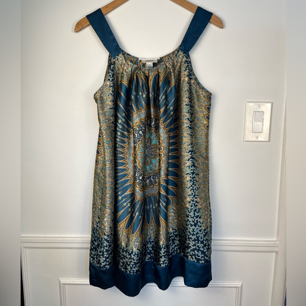Vintage 90’s Oscar de la Renta scarf dress from Neiman Marcus